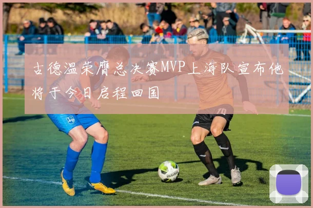 古德温荣膺总决赛MVP上海队宣布他将于今日启程回国